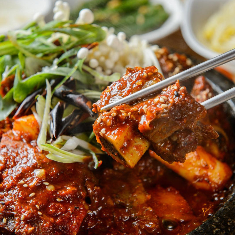 Maeun Galbi Jjim Korean Spicy Braised Pork Ribs