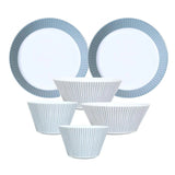 Cozy Blue 6-Piece Gift set, Serving for 2