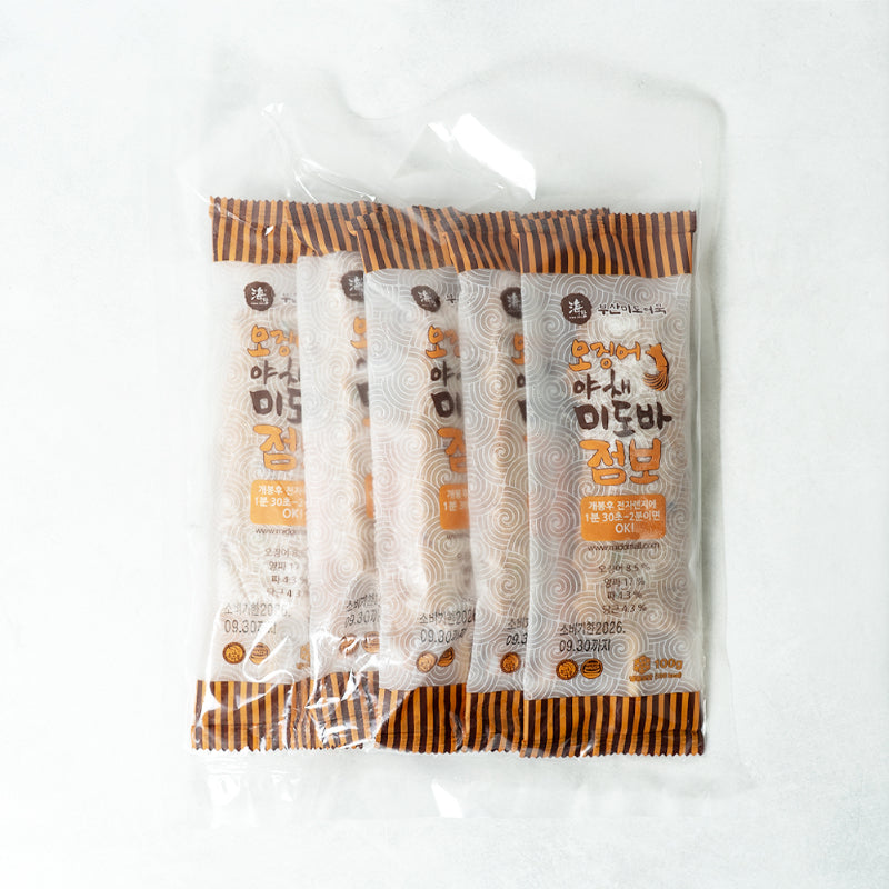 Jumbo Squid & Vegetable Fish Cake Bar Set 100g x 5ea