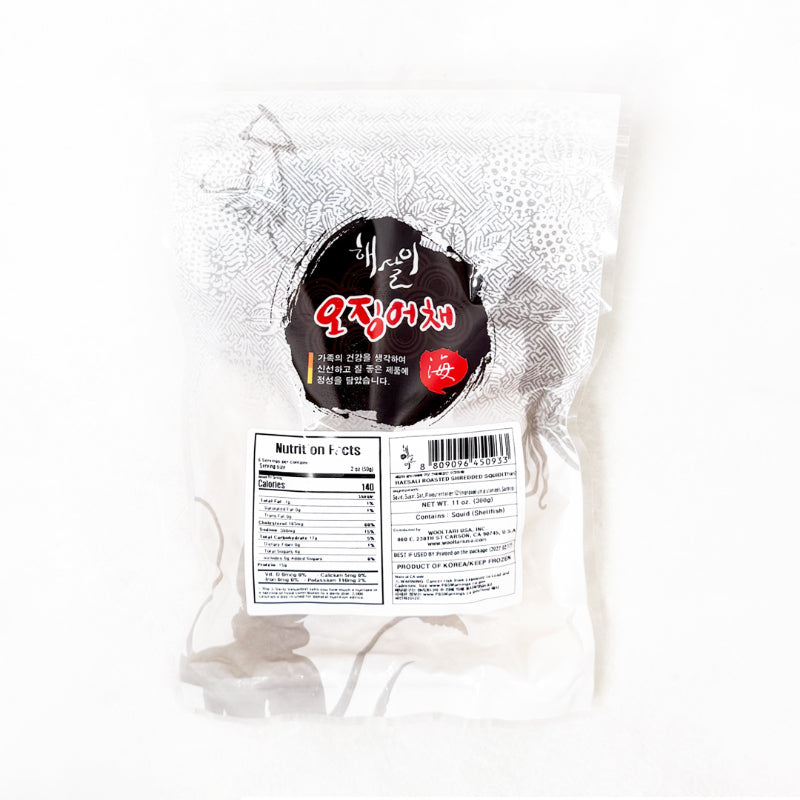 Haesal-i Yellow Clay Oven Roasted Seasoned Squid Strips 300g