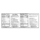 Organic Mushroom Tisane Tea Set (2 types, 2g x 5ea x 2 boxes)