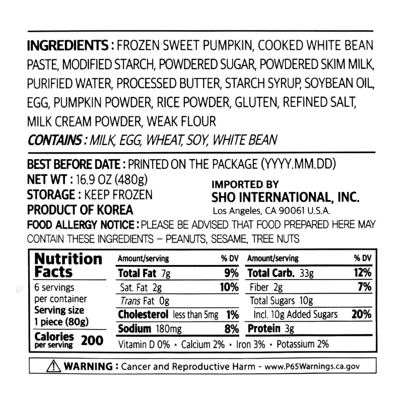 Real Sweet Pumpkin Bread 480g