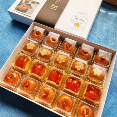 [Korea Direct Delivery B] Yoon Young Sil 
Gaeseong Juak Gift Set (Gaeseong 10pcs+ Ginseng 5pcs+ Kumquat 5pcs)