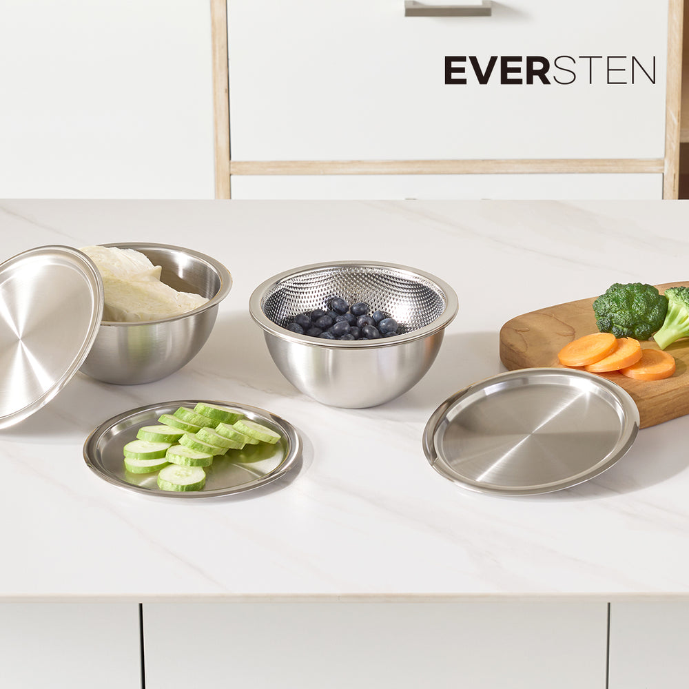 EVER STEN 混合碗带盖(3个碗 + 3个盖)_ 韩国直接配送 E