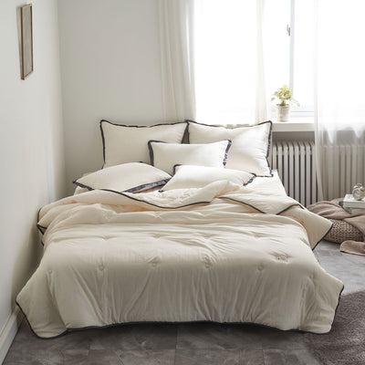 Micro Modal Eco Mid-Season Comforter SS/Q (Colors: Ivory / Yellow / Stone Gray)_ Korea Direct Delivery C