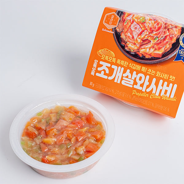 调味蛤肉 80克 x 3(套装)