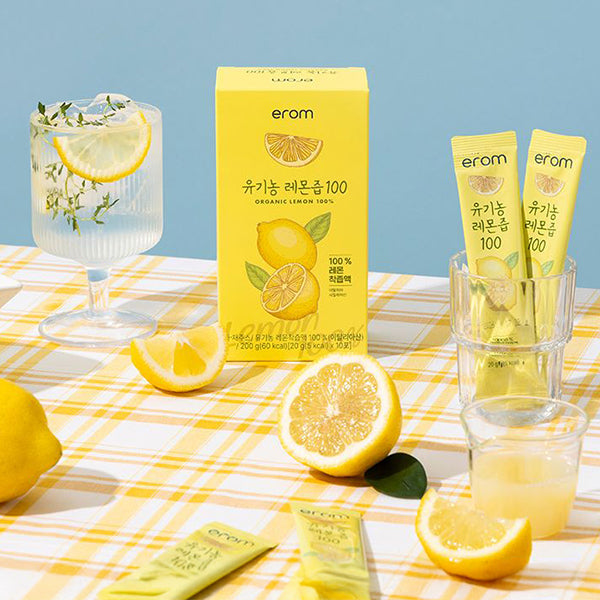erom Organic Lemon Juice 100 (20g x 80 sticks)_Korea Direct Delivery B