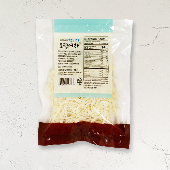 Seasoned Dried Squid Slices 6 oz