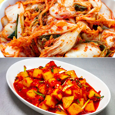 Autumn Fresh Kimchi 2kg + Radish Kimchi 2kg + Cubed Radish Kimchi 1kg