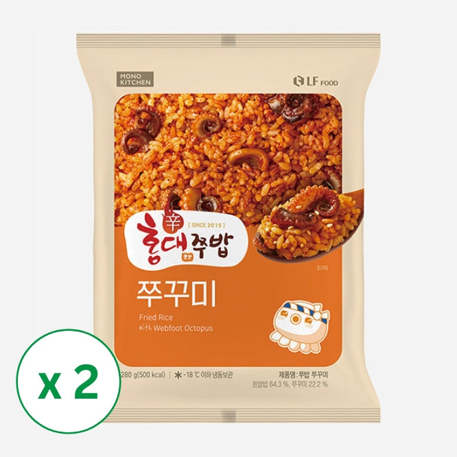 香辣炒章鱼脚配米饭 280克 x 2(套装)