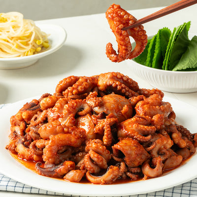 Stir-Fried Spicy Webfoot Octopus 500g