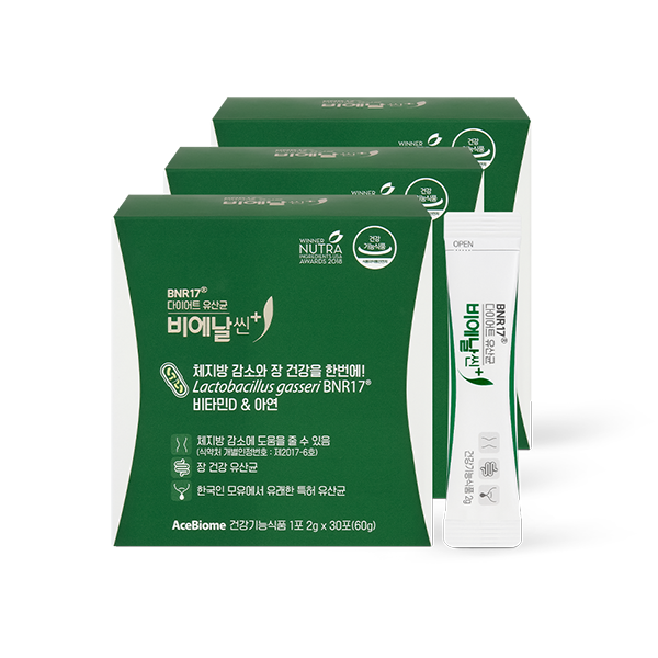 【韩国直送B】Ace Biome BNR17 Thin Plus(3个月)