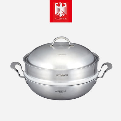 Altenbach High-Dome 316Ti Multi Party Wok
30cm / 32cm Size Options_Korea Direct Delivery E