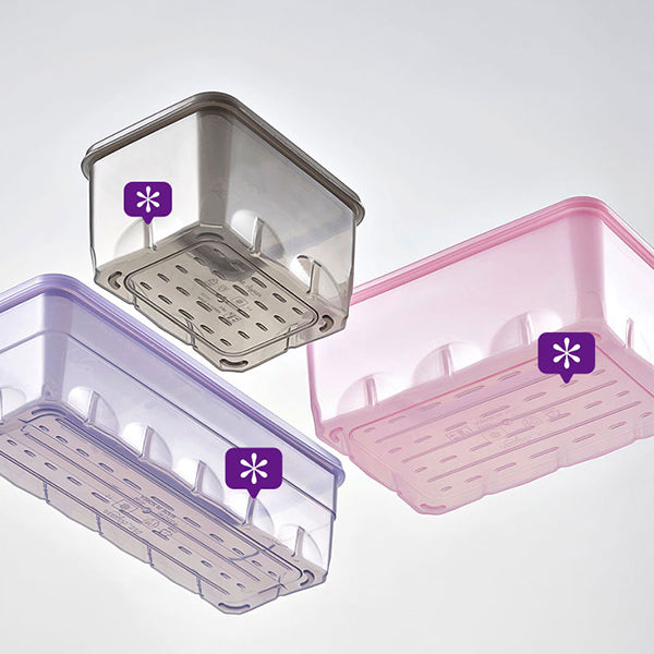 Freezer Container Best Set 6P (Pink/Lavender/Gray)_Korea Direct Delivery A