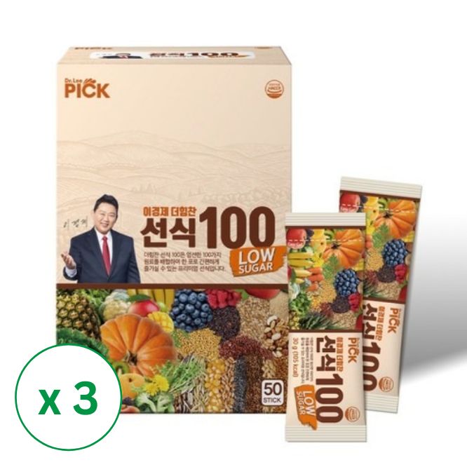 Dr. Lee Mixed Grain Powder 100 1.5kg (30g x 50 pcs.) x 3 _Free Shipping (Set)