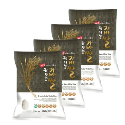 [햅쌀예약][해남] 유기농 가바쌀 4kg x 4포대_무료배송