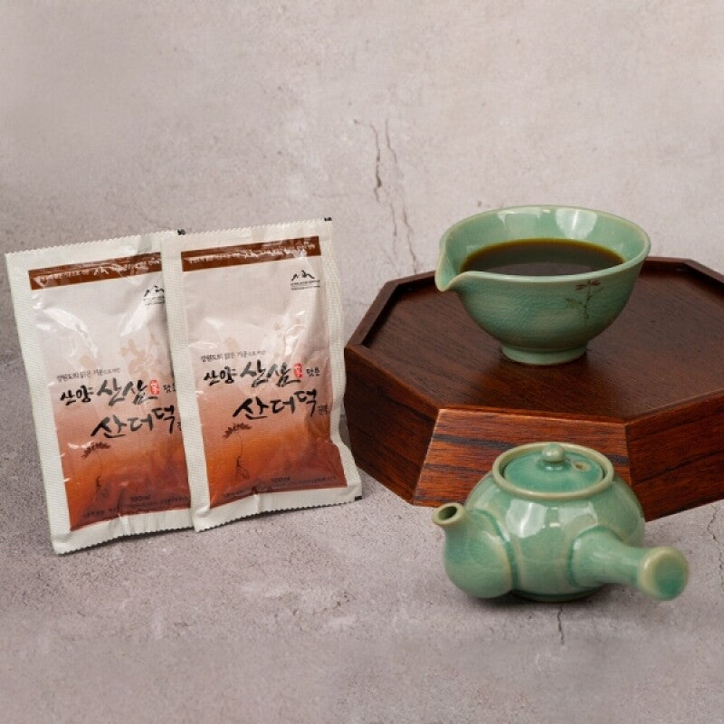 Premium Wild Ginseng and Deodeok Extract  (100ml x 30 packs)_Korea Direct Delivery B