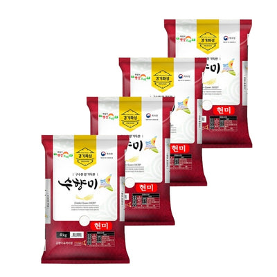 Suhyang Brown Rice 4kg x 4Bags_Free Shipping