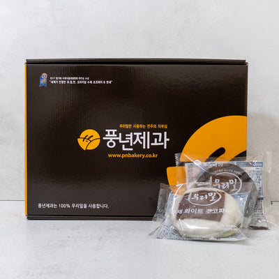 Woori wheat chocolate pie set (6 handmade+6 white) 12 pieces (900g)