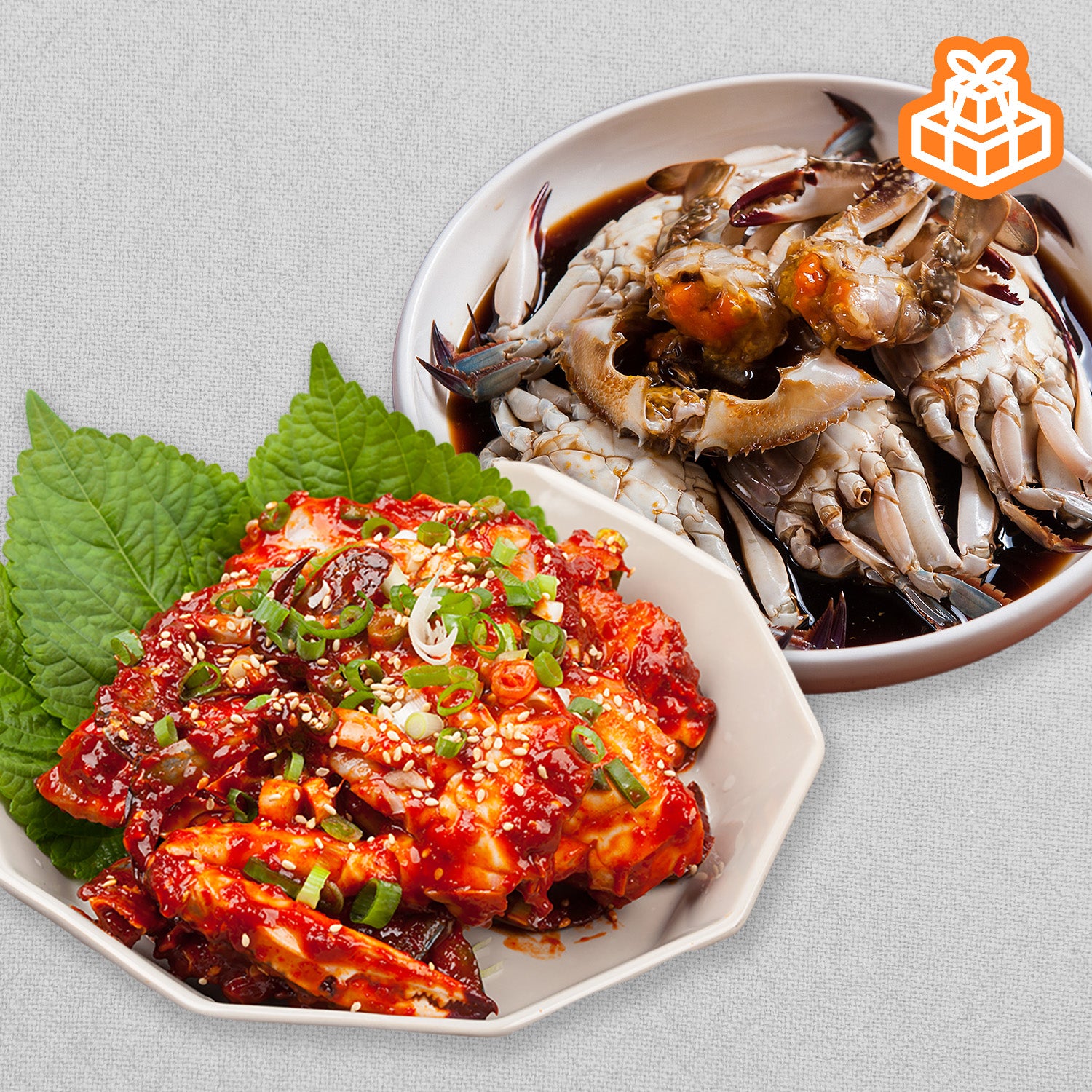 [OJC Food] Premium Soy Sauce Marinated Crabs 1.5kg (2 female crabs 250