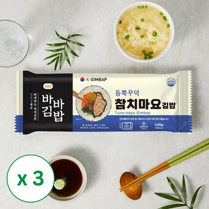 爸爸紫菜包饭 - 金枪鱼美乃滋 240克 x 3包(套装)