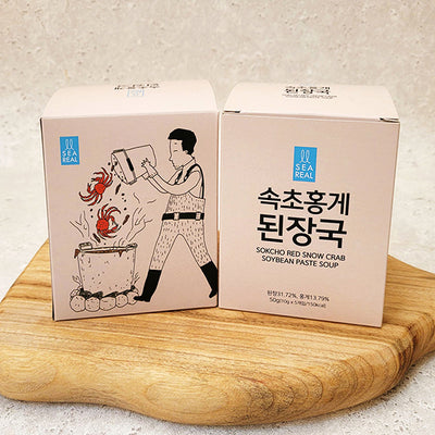 Sokcho Red Snow Crab Soybean Paste Soup 50g (10g x 5 packs)