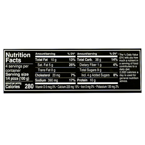 Sweet Potato Cheese Pizza 400g