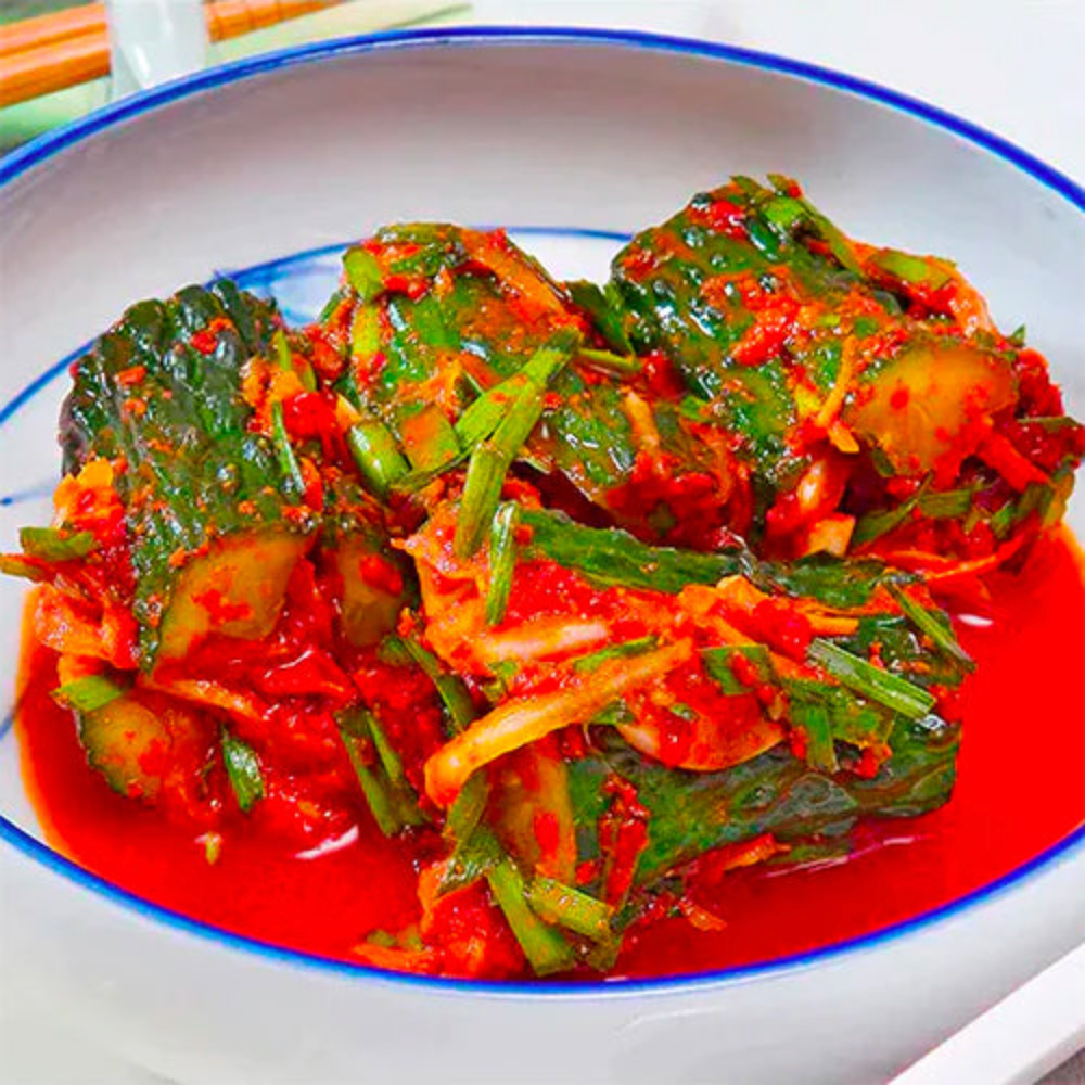 Hwang Jin dam Bossam Kimchi 2kg + Cucumber Kimchi 2kg_Korea Direct Delivery D