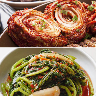 Hwang Jin Dam Bossam Kimchi 3kg + Young Radish Kimchi 2kg_Korea Direct Delivery B