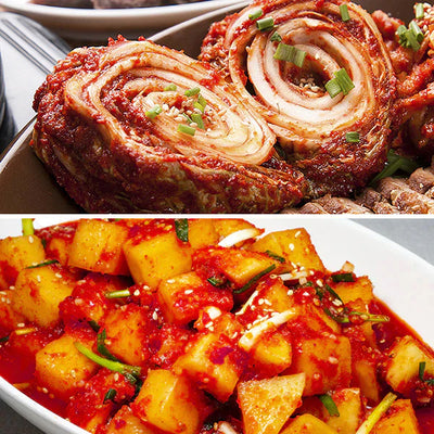 Hwang Jin Dam Bossam Kimchi 2kg + Young Radish Kimchi 2kg + Kakdugi 1kg_Korea Direct Delivery D