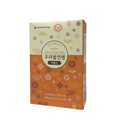 Korean Rice Almond Crepe 204g