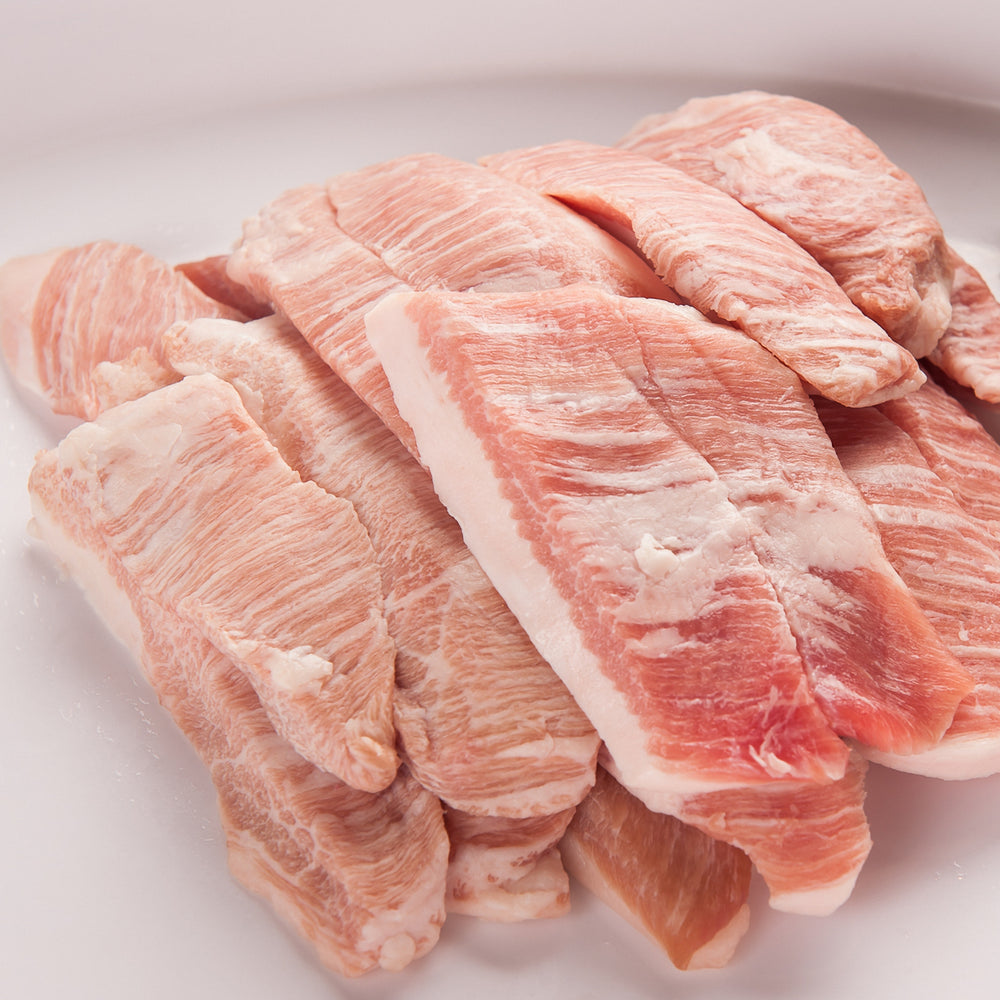 切片猪颊肉 1磅