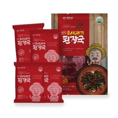 Soybean Paste Soup with Radish Leaves 50g (10g x 5pcs)