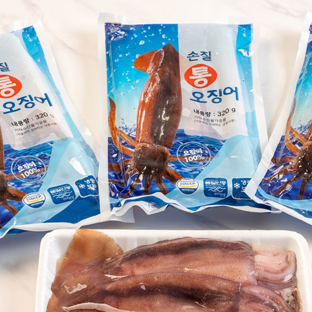 修剪整只鱿鱼 320克