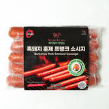 [오푸드] 흑돼지 훈제 프랭크 소시지 380g