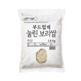 [바른곡물] 부드럽게 눌린 보리쌀 1.8kg x 3팩_ 무료배송 (묶음)