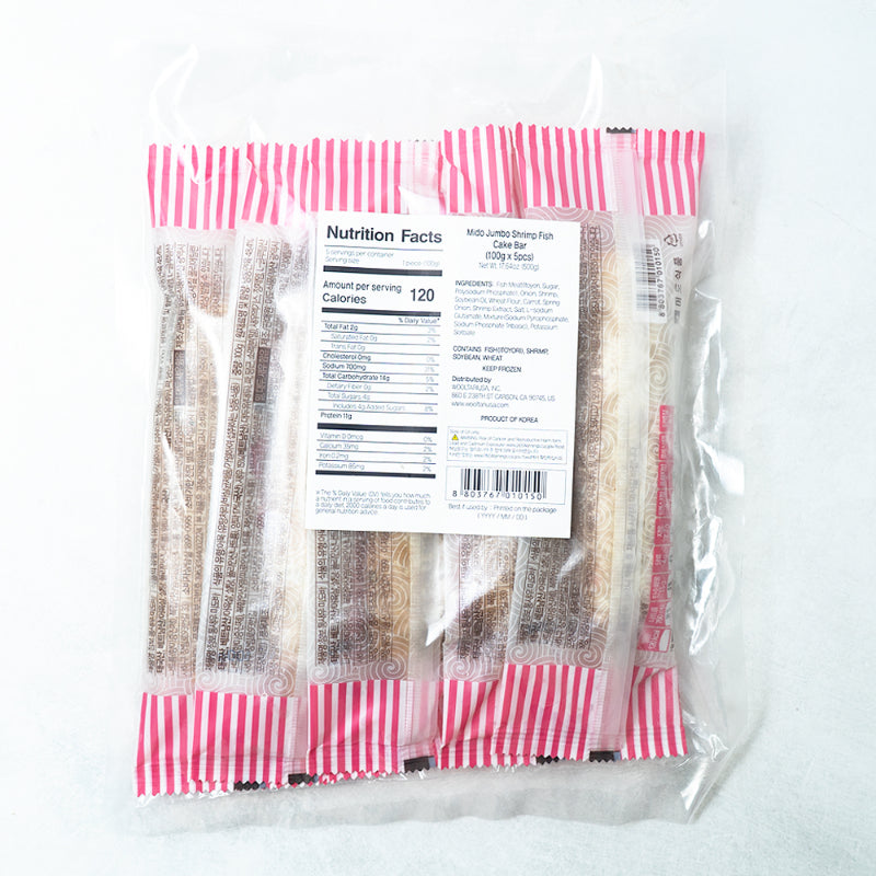 Jumbo Shrimp Fish Cake Bar Set 100g x 5ea | Wooltari
