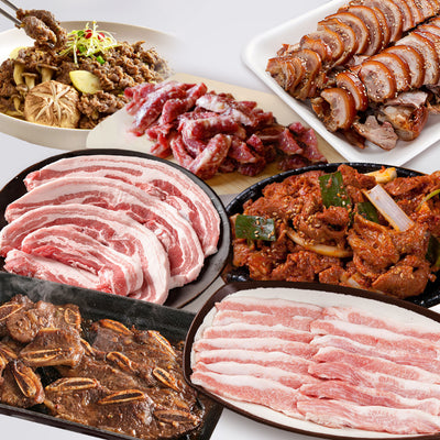 Perfect for One Meal! Assorted Meat Set (7 Packs)