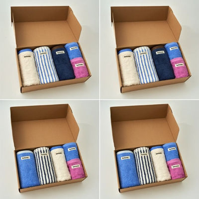 Homebody Towel Gift Pack Mild 2 Box + Cozy 2 Box_Free Shipping