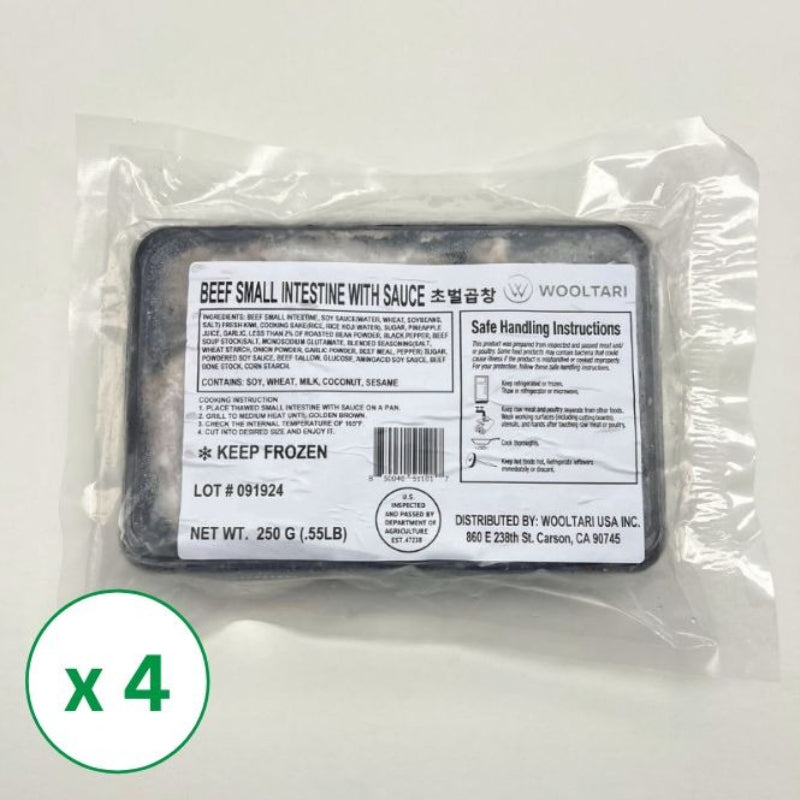 Beef Small Intestine With Sauce 250g x 4 (Set)