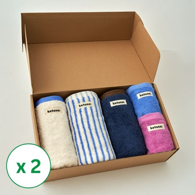 [코토나] 홈바디 타월 기프트팩 마일드 x 2박스 +*증정* 핸드타올 1개 (묶음)