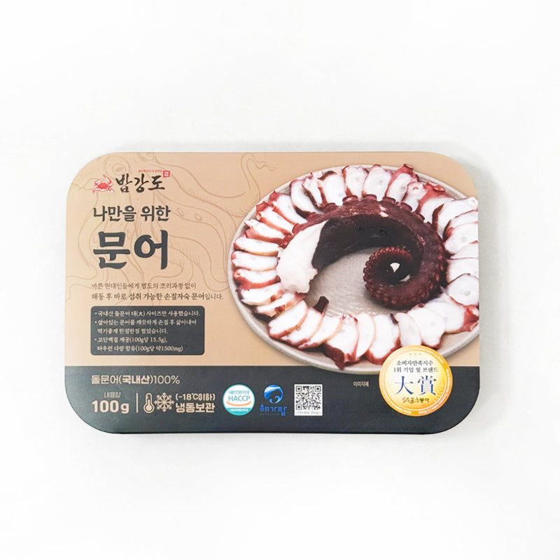 Boiled Octopus Slices 100g