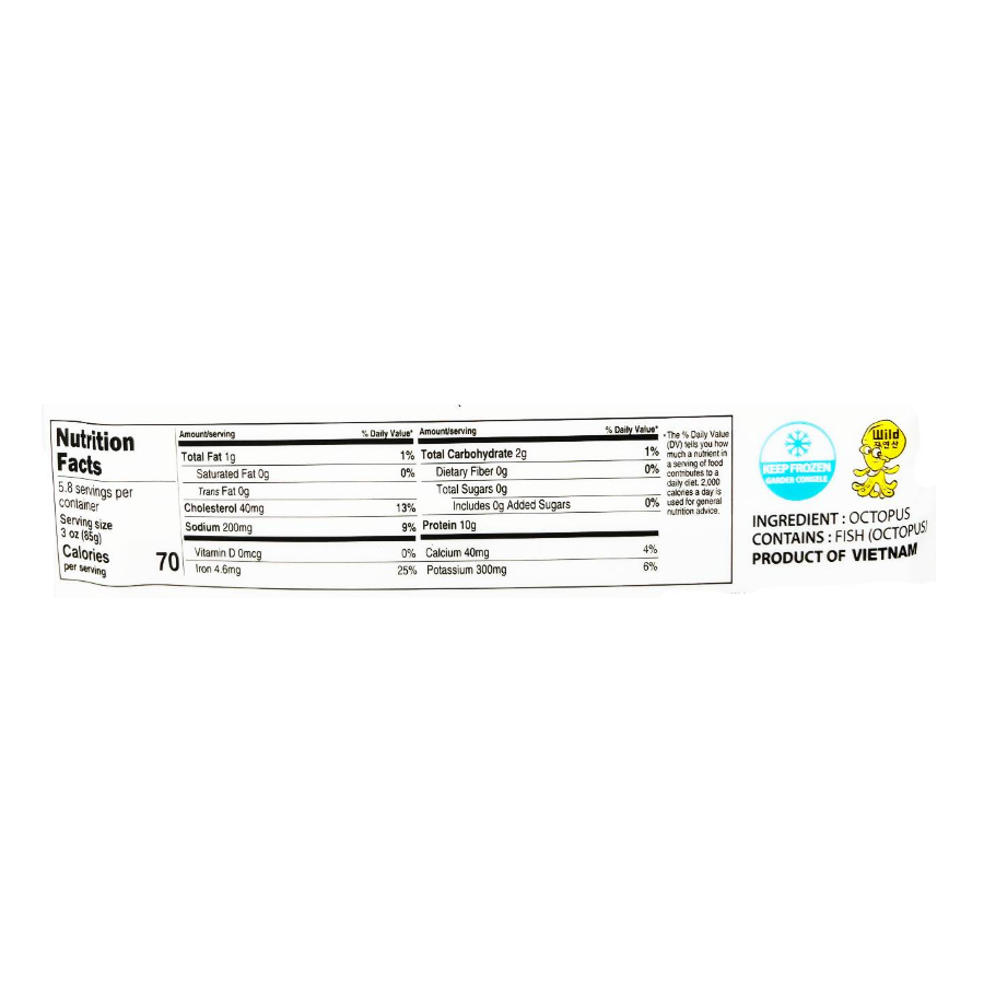 JAYOUN NARA WHOLE OCTOPUS 498g