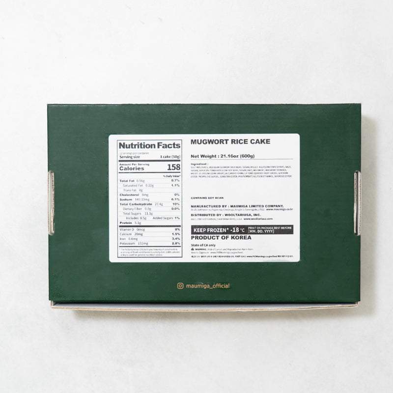 [1+1] [Maumiga] Mugwort Rice Cake 600g