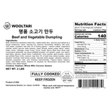 Beef and Vegetable Dumplings 2lb