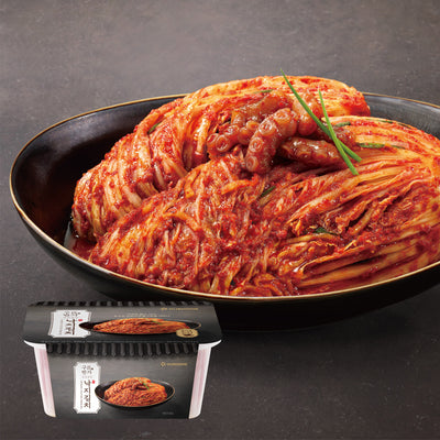 [한국직배송 C] 아워홈 구씨반가 갈치김치2 + 낙지김치2 각 800g*4개 + (증정품) 고우림 유자동치미 800g