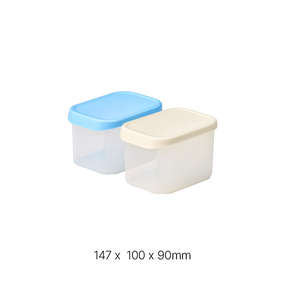 Iceway Freezer Container 600ml / 1700ml 8P – Ice Blue / Ice White (Option Purchase)_Korea Direct Delivery C