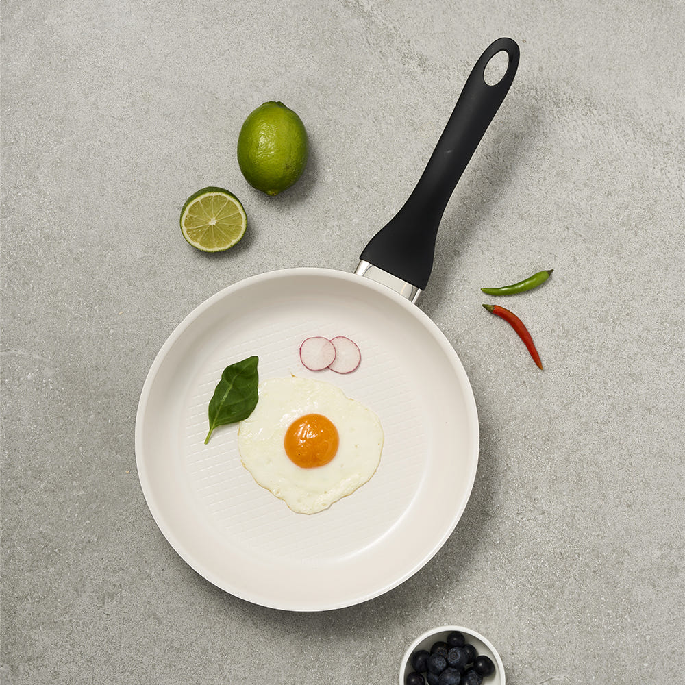 [한국직배송] 에델코첸 통3중 비바세라 프라이팬 24cm (크림/코퍼)