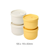 [한국직배송 D] 실리만 아이스웨이 냉동밥용기 240ml/350ml 8P 아이스화이트/허니옐로우 옵션구매