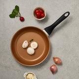 [한국직배송] 에델코첸 통3중 비바세라 프라이팬 24cm (크림/코퍼)